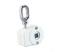 Manovella in alluminio resistente con rotazione a 360 gradi per ripari da sole retrattili con design bianco compatto per uso esterno