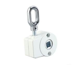 Manovella in alluminio resistente con rotazione a 360 gradi per ripari da sole retrattili con design bianco compatto per uso esterno