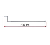 Manovella Per Veranda Crank Handle Standard Asta In Alluminio 04660-01-
