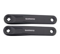 Manovella quadrata Shimano FC-E5010 (x2) Noir 175 mm