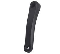 Manovella Sinistra per Bicicletta 170mm in Acciaio e Lega di Alluminio per Guarnitura a velocità Singola Accessorio di Sostituzione Nero