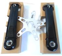 Manovelle Di 175 Carbonio - Alluminio Per Pignoni 130 Compatibile Shimano Nuovo