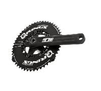 Manovelle Rotor 3D+ con misuratore di potenza INpower + Q-Rings Corone Aero 50/34, Lunghezza Biella 172,5 mm