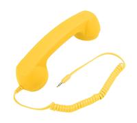ManoVintage Giallo 3,5 mm Terminale Telefonico - Controllo del Volume e Risposta con Un Tasto