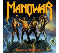 Manowar 'Fighting The World' LP Vinile argento - Nuovo e Sigillato