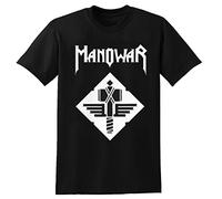 Manowar Rock Casual Mens Hip Hop Mens T-Shirt Black XXL