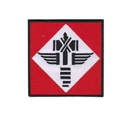 Manowar Sign Of The Hammer Toppa ricamata con logo termoadesivo