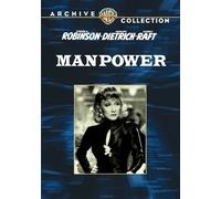 Manpower DVD (1941) Edward G. Robinson, Marlene Dietrich, Alan Hale, George Raft