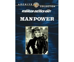 Manpower DVD (1941) Edward G. Robinson, Marlene Dietrich, Alan Hale, George Raft