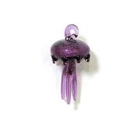 MANQILE Simpatiche Meduse minuscole Statuette con Ciondolo in Vetro per Decorazioni per acquari, Accessori