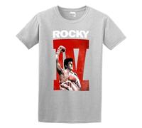 Man's T-Shirt Rocky Balboa S-3XL Gray Gray L