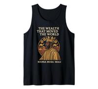 Mansa Musa Mali Empire King African History, Regalo in Oro Canotta