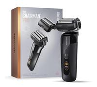 MANSCAPED® The Chairman™ PRO Rasoio a lamina per uomo - Due testine intercambiabili, rifinitore a lamina e barba corta SkinSafe® a quattro lame, ricarica compatibile con USB-C e wireless