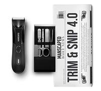 MANSCAPED™ Trim and Snip 4.0, Men's Grooming Kit, Includes The Lawn Mower™ 4.0 Ergonomically Designed Powerful Waterproof Electric Trimmer and The Shears 2.0 Manicure Set. Male Grooming and Care kit.
