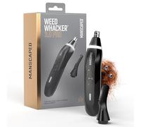 MANSCAPED® Weed Whacker® 3.0 PRO - Rifinitore elettrico per uomo per naso, orecchie e sopracciglia - Sistema a doppia testina SkinSafe®, ricaricabile, blocco da viaggio, pettine per sopracciglia
