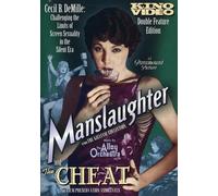 Manslaughter / The Cheat (DVD) Fannie Ward Sessue Hayakawa Jack Dean James Neill