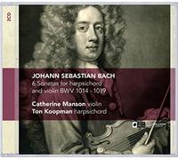 Manson, Catherine & Ton Koopman - 6 Sonatas For Harpsichord & Violin Bwv 1014-1019