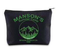 Manson's Summer Camp Makeup Bag Serial Killer Regali Horror Spahn Ranch Regali Serial Killer Family Zipper Pouch, Summer Camp Regno Unito