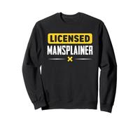 Mansplainer con Licenza Mansplain Dire Mansplaining Felpa
