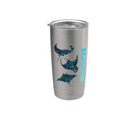 Manta Ray Maldive Bicchiere termico in acciaio inox doppia parete