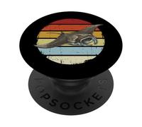 Manta Ray Retro Mantaray PopSockets PopGrip Adesivo