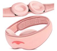 Manta Silk Mask - Maschera per dormire in 100% seta oscurante, 22 momme, per un sonno profondo, traspirante e lavabile in lavatrice (rosa)