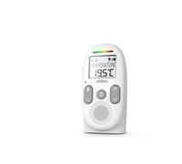 CHILLAX - Baby monitor Audio CB260 - DECT - Schermo LCD - VOX Mode & Eco - Sensore temperatura con alert - Indicatori suono - Portata 340m - Luce notturna & 5 ninnenanne - Autonomia 13h - WalkieTalkie