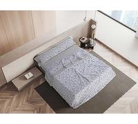 Mantas Mora - Set lenzuola in cotone combinato + federe - 3/4 pezzi - 144 fili - fantasia interseason - Modello M89