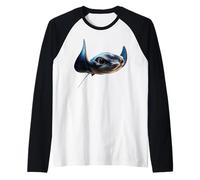 Mante Razze del Diavolo Razze Trigoni Mante Subacquee Maglia con Maniche Raglan