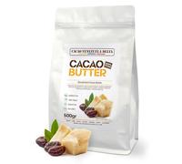 Manteca De Cacao 100% - Tipo Desodorizada - Uso alimentario y cosmética - Bolsa 500g - Calidad Extra - Cacao Venezuela Delta