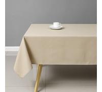 Mantel rectangular Wewoch color caqui, resistente a las arrugas, lavable, para comedor, cocina, fiestas, bodas y uso al aire libre, 152 x 304 cm