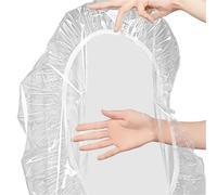 Mantel Transparente De PVC - Con Banda Elástica Resistente Al Aceite Impermeable Antiarraños Para Recepción De Bodas Taller De Arte | Protector Transparente Para Mesa De Comedor |