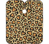 Mantella Barbiere Abstract Love Shape Leopard Spot Per 140X168CM
