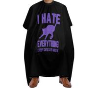 Mantella Barbiere I Hate Everything Except Cats Leggera Mantelle Per Parrucchieres Professionale Mantello Da Barbiere Per Donne Styling Adulti