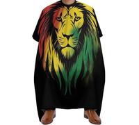 Mantella Barbiere Lion Black, Professionale Taglios di Capelli da Mantello poliestere Mantello da Barbiere per Parrucchieres Adulti 140X168cm