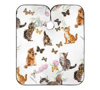 Mantella Barbiere Peonia Farfalla Gatto, Mantella Taglio Capelli Professionale Parrucchiere Grembiule Antistatico Mantella Da Taglio Per Barbiere Taglio E Capelli Che Muoiono Bambini