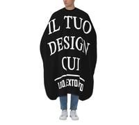 Mantella Barbiere Personalizzata Mantella Taglio Capelli Personalizzato con Foto Testo Nome Grembiule da Parrucchiere Personalizzato con Logo Per Casa O Salone - Regalo Divertente Per Uomo E Donna