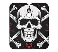 Mantella Barbiere Skull And Bones Mantello Da Barbiere Per 140X168CM