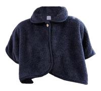 Mantella Calda Con Spalle Scoperte, Morbida E Confortevole, Leggera E Facile Da Trasportare, Comoda Da Indossare E Da Togliere Adatta For L'uso In Casa E Sul Divano(Black)