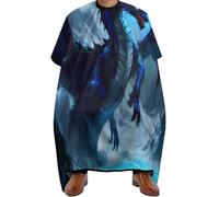 Mantella da Barbiere Blue Dragon Cool Painting, Impermeabile Mantelle per Parrucchieres Fashion Mantella Barbiere per Styling Uomini 140X168cm