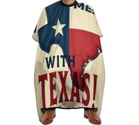 Mantella da Barbiere Dont Mess with Texas Vintage Retro Texas Flag, leggera Haircut Grembiule Antistatico Mantella Taglio Capelli per Acconciatura Barbieri 140X168cm