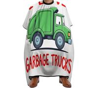 Mantella da Barbiere I Love Garbage Trucks, Fashion Mantelle per Parrucchieres Impermeabile Mantella Taglio Parrucchiere per Styling Parrucchieres 140X168cm