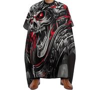 Mantella da Barbiere Japanese Style King Cool Skull Tattoo Art, Professionale Grembiule da Barbieres poliestere Mantello da Barbiere per Styling Parrucchieres 140X168cm