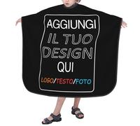Mantella da Barbiere Personalizzato con Foto Grembiule da Parrucchiere Personalizzata Mantella da Parrucchiere Personalizzate con Testo Logo Regali Personalizzati Per Bambini Perfette Per Parrucchieri