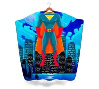 Mantella da parrucchiere per bambini, originale Barbermood Barber Cape, Professional Hair Salon Kid Cape, 90 cm x 120 cm, impermeabile, traspirante, regolabile, lavabile, Blu, 90 cm x 120 cm