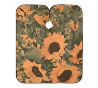 Mantella Da Taglio Fiore Astratto Del Girasole, Mantella Taglio Parrucchiere Professionale Haircut Grembiule Poliestere Mantello Da Barbiere Per Barbiere Taglio E Capelli Che Muoiono Adulti