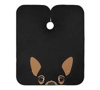 Mantella impermeabile per capelli di chihuahua, con scritta in lingua inglese "Welcome Cartoon Chihuahua", 164,9 x 140 cm, taglia grande