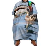 Mantella Parrucchiere Blue Animals Mallard Ducks Wild Birds Nature, Antistatico Grembiule da Parrucchieres leggera Mantella Taglio Capelli per Styling Capelli 140X168cm