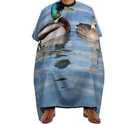 Mantella Parrucchiere Blue Animals Mallard Ducks Wild Birds Nature, Professionale Taglios di Capelli da Mantello poliestere Mantello da Barbiere per Salon Uomini 140X168cm