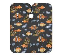 Mantella Parrucchiere Colorful Flying Fish Grembiule Da Parrucchiere Professionale Mantello Da Barbiere Unisex Mantelle Per Parrucchiere Per Hair Styling Parrucchieri 140x168cm